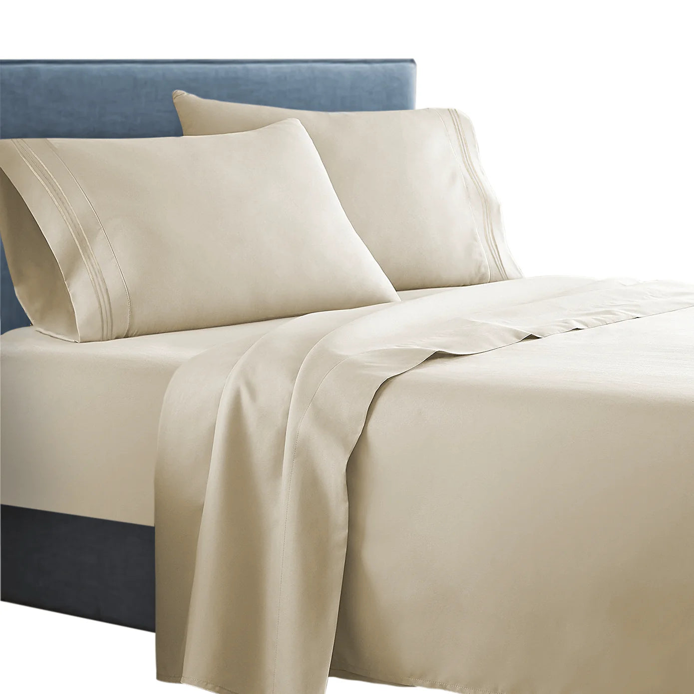 Twin 1800 Thread count soft feel bed sheet set