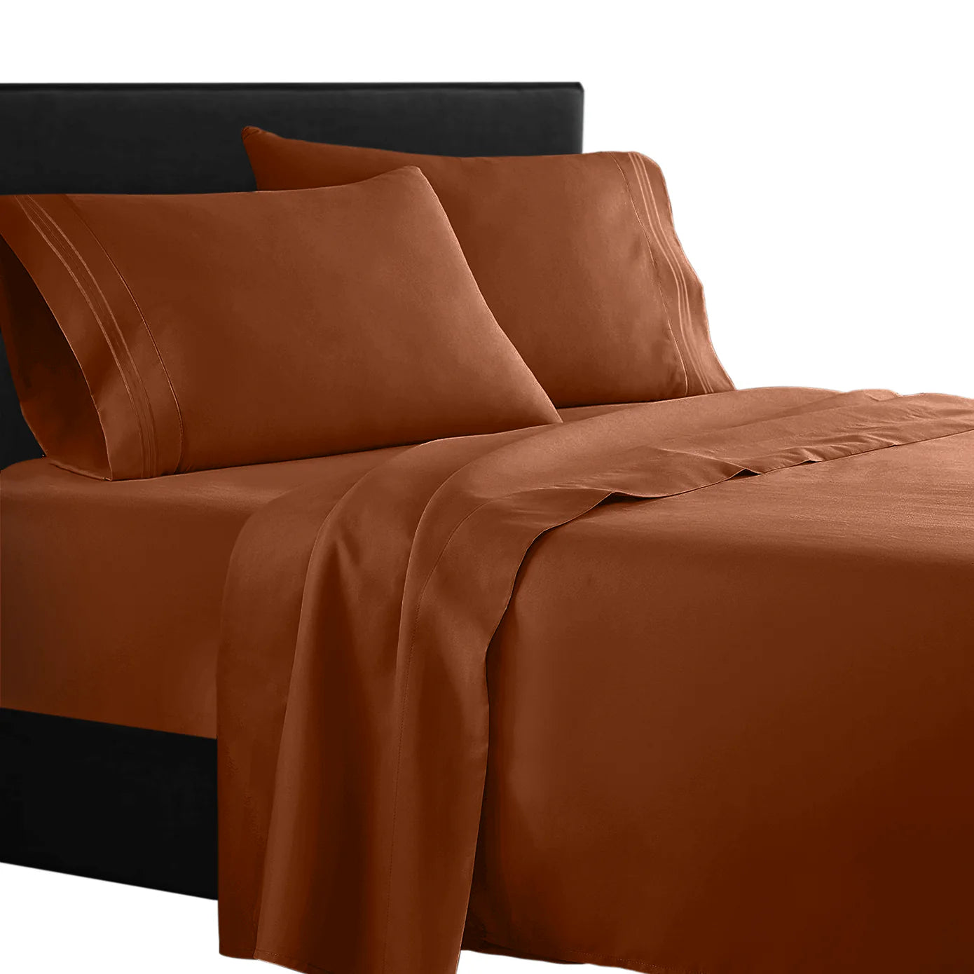 Twin 1800 Thread count soft feel bed sheet set